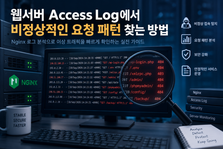 비정상 요청패턴 찾기