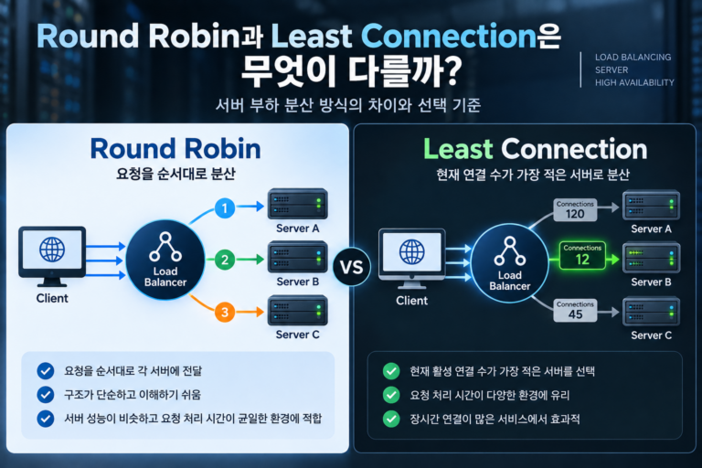 Round Robin과 Least Connectoin