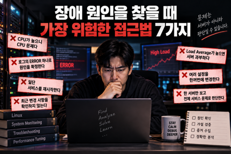 장애 원인을 찾을 때 가장 위험한 접근법 7가지 5 장애 원인 접근법