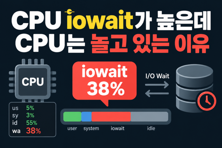 CPU가 놀고있는 이유