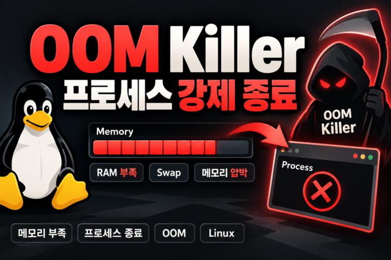 OOM Killer는 왜 프로세스를 강제 종료할까? Linux 메모리 부족 분석 6 OOM Killer 강제종료