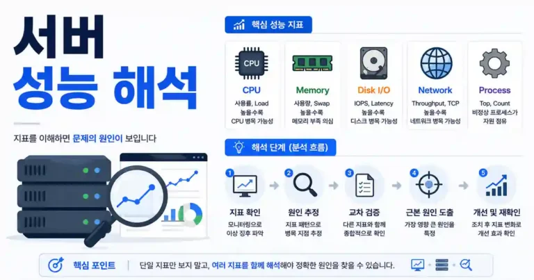 RPS·TPS·Latency를 이용해 서버 성능을 해석하는 방법