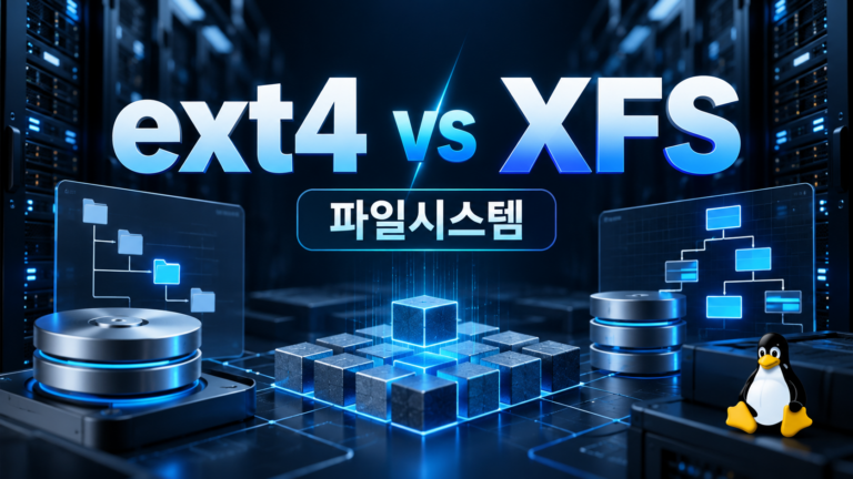 ext4와 XFS는 서버에서 어떤 차이가 있을까? 파일시스템 선택 기준 1 ext4와 XFS 선택기준
